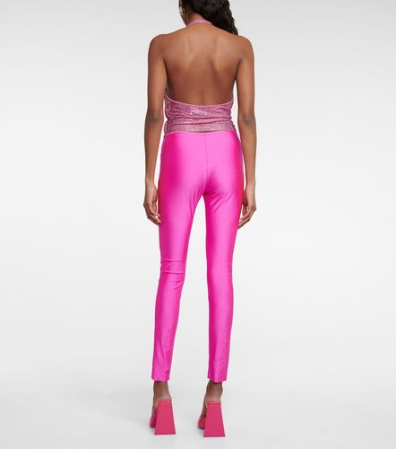 Embellished cowl-neck top - Giuseppe di Morabito - Modalova