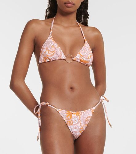 Braga de bikini Miami de tiro bajo estampada - Melissa Odabash - Modalova