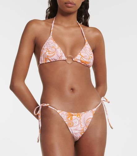 Miami printed low-rise bikini bottoms - Melissa Odabash - Modalova