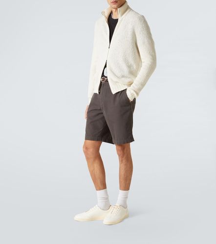 Wool and cashmere-blend zip-up sweater - Thom Sweeney - Modalova