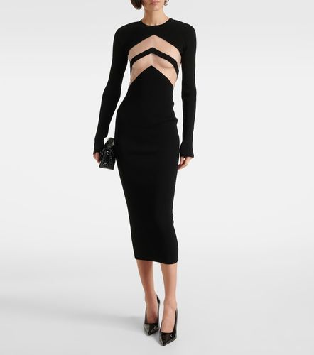 Vestido midi de jersey con paneles - Jean Paul Gaultier - Modalova