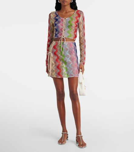 Missoni Zigzag crochet crop top - Missoni - Modalova