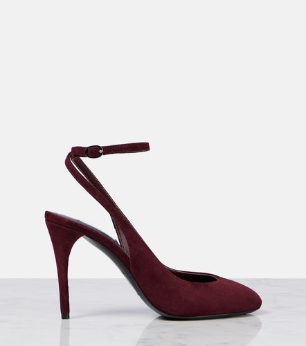 Decolette 90 suede slingback pumps - Alaia - Modalova