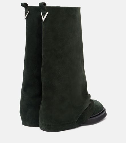 Robin leather combat boots - The Attico - Modalova