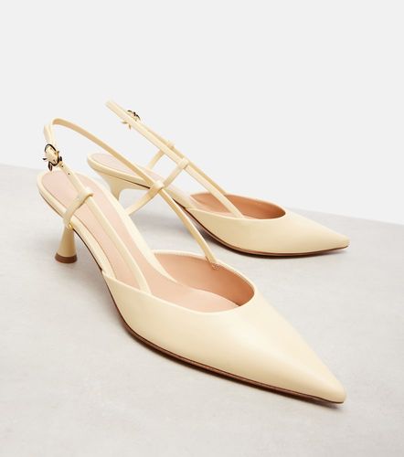 Ascent 55 leather slingback pumps - Gianvito Rossi - Modalova