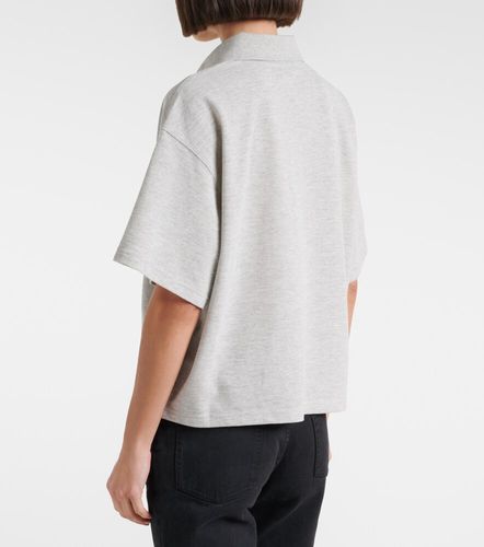 Polo Cassandre de piqué en mezcla de algodón - Saint Laurent - Modalova