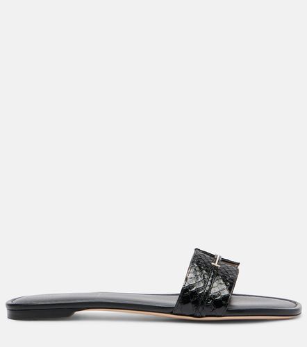 Julianne croc-effect leather slides - Tom Ford - Modalova