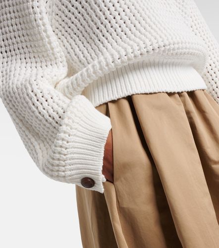 Pullover in misto cotone - Brunello Cucinelli - Modalova