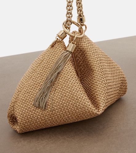Callie Medium raffia-effect shoulder bag - Jimmy Choo - Modalova
