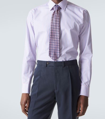 Camicia in popeline di cotone a righe - Charvet - Modalova