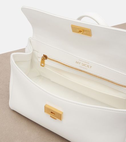 Henkeltasche Sicily Medium aus Leder - Dolce&Gabbana - Modalova