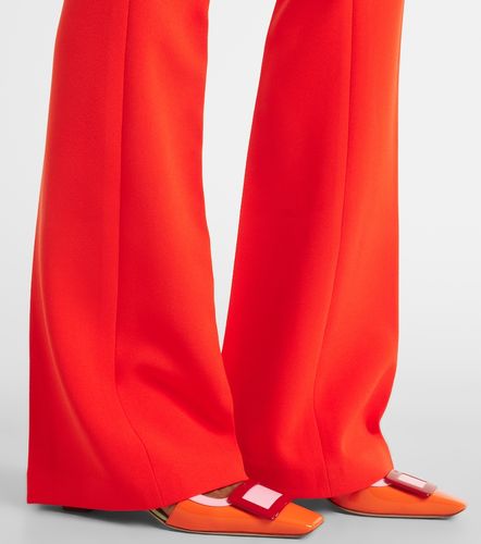 Safiyaa Alexa crepe flared pants - Safiyaa - Modalova