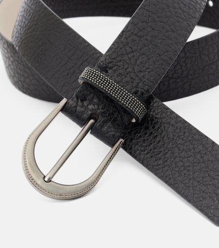 Monili leather belt - Brunello Cucinelli - Modalova