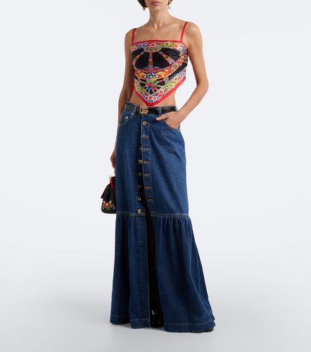 Dolce&Gabbana Maxirock aus Denim - Dolce&Gabbana - Modalova
