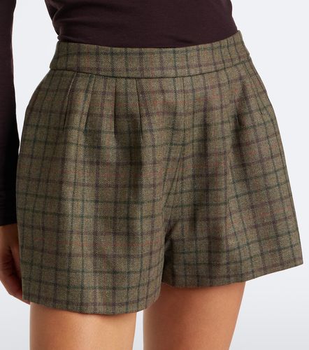 Tinker checked wool and cashmere shorts - Blaze Milano - Modalova