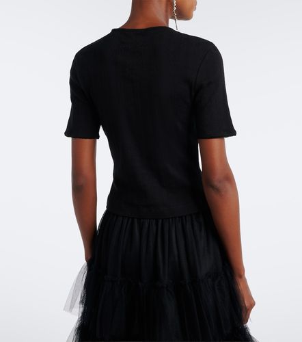 Top calado de algodón adornado - Simone Rocha - Modalova