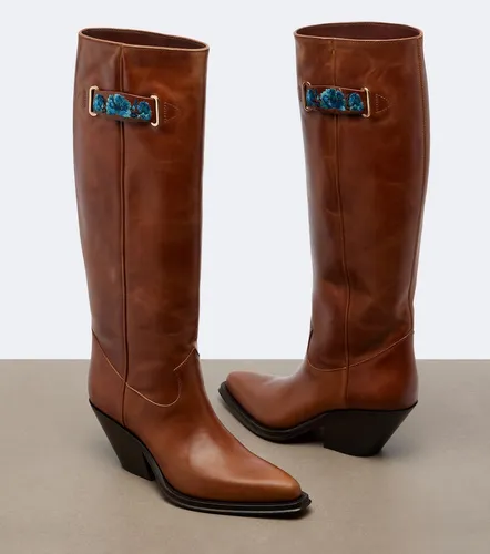 Azelan leather knee-high boots - Chloe - Modalova