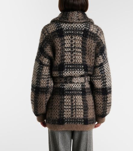 Checked sequined wrap cardigan - Brunello Cucinelli - Modalova
