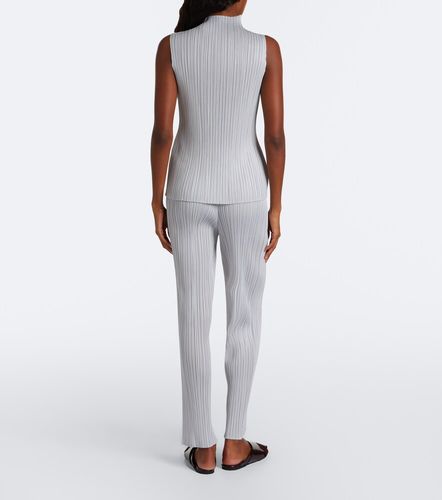 Basics cropped pleated slim pants - Pleats Please Issey Miyake - Modalova