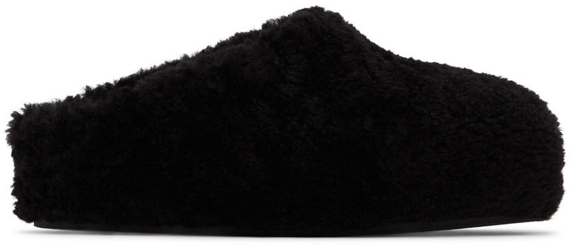 Shearling Giuly Slippers - Amina Muaddi - Modalova