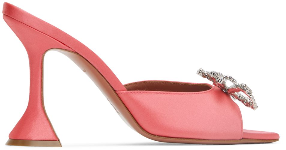 Pink Rosie Heeled Sandals - Amina Muaddi - Modalova