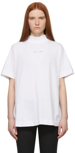 White Mockneck Visual T-Shirt - 1017 ALYX 9SM - Modalova