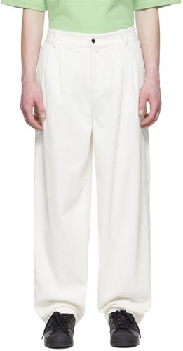 C Off-White Cotton Trousers - 032c - Modalova