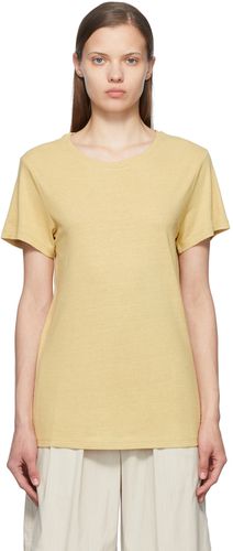 Baserange Yellow Silk T-Shirt - Baserange - Modalova
