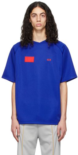 Blue Square Logo T-Shirt - 424 - Modalova