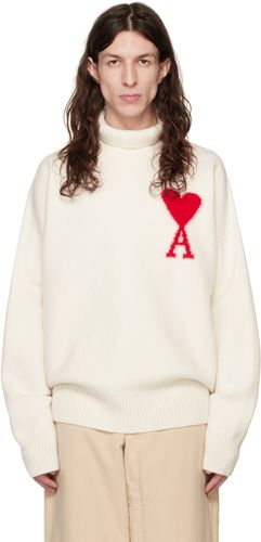 Ami de Cœur Turtleneck - AMI Alexandre Mattiussi - Modalova