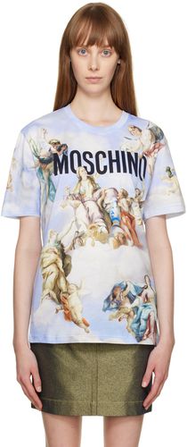 Moschino Blue Fresco T-Shirt - Moschino - Modalova