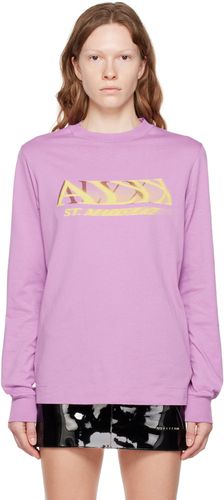 Purple Graphic Long Sleeve T-Shirt - 1017 ALYX 9SM - Modalova