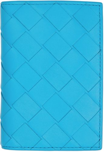 Bottega Veneta Blue Flap Card Case - Bottega Veneta - Modalova