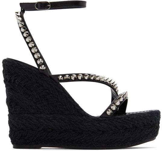 Black Mafaldina Zeppa 120 Heeled Sandals - Christian Louboutin - Modalova