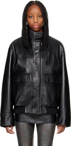 C Black Officer's Leather Jacket - 032c - Modalova