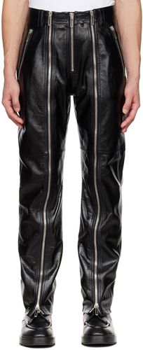 C Black Spoil Leather Pants - 032c - Modalova