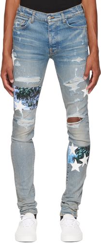 AMIRI Blue Star Art Patch Jeans - AMIRI - Modalova