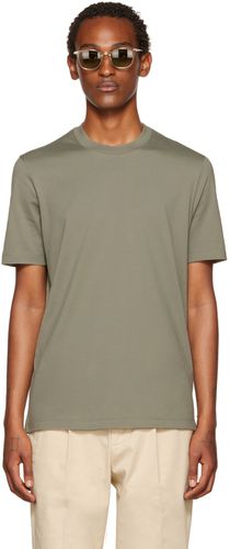 Khaki Basic T-Shirt - Brunello Cucinelli - Modalova