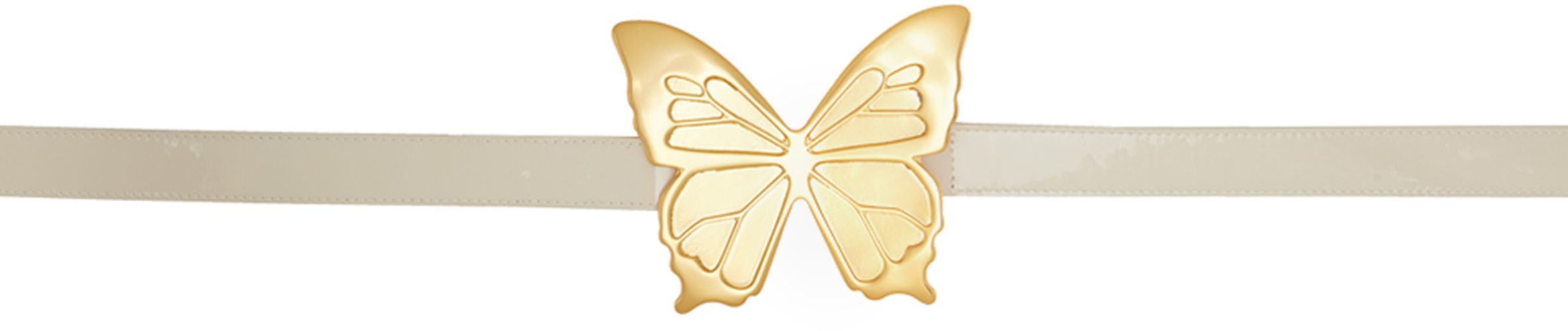 Blumarine Off-White Butterfly Belt - Blumarine - Modalova
