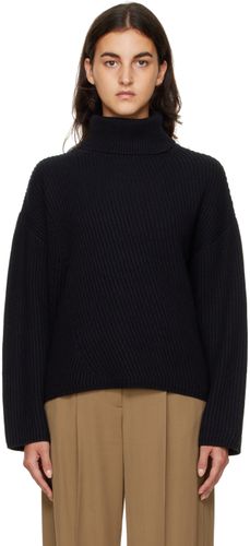 Joseph Black Cotton Turtleneck - Joseph - Modalova