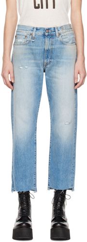 R13 Blue Boyfriend Jeans - R13 - Modalova