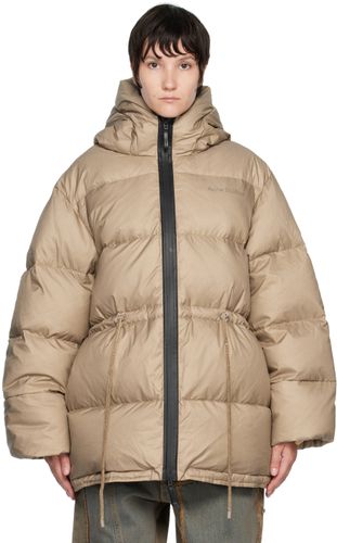 Beige Puffer Down Jacket - Acne Studios - Modalova