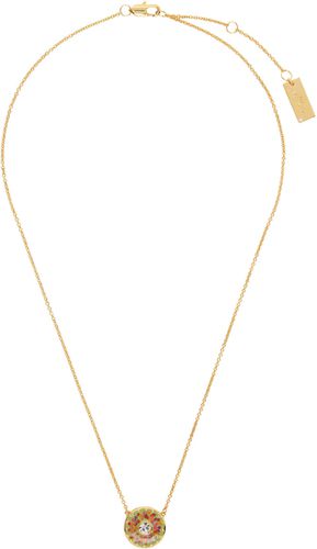 Green 'The Marbled Medallion Pendant' Necklace - Marc Jacobs - Modalova