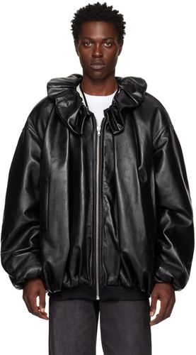 Shirring Leather Jacket - We11done - Modalova