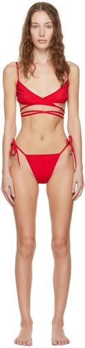 Balenciaga Red Wrap Bikini Set - Balenciaga - Modalova