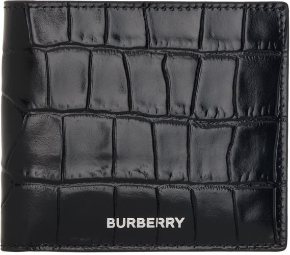 Burberry Black Bifold Wallet - Burberry - Modalova