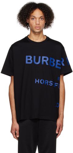 Burberry Black Horseferry T-Shirt - Burberry - Modalova