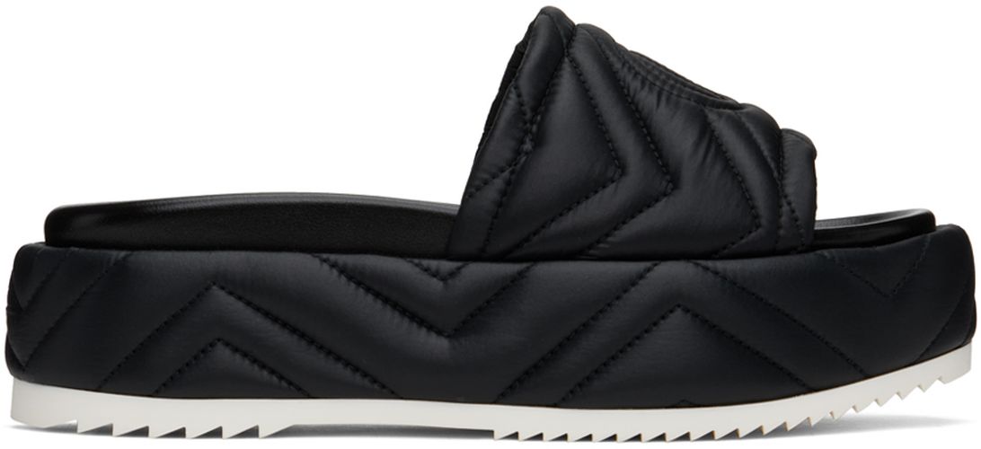 Black Quilted Angelina Sandals - Gucci - Modalova