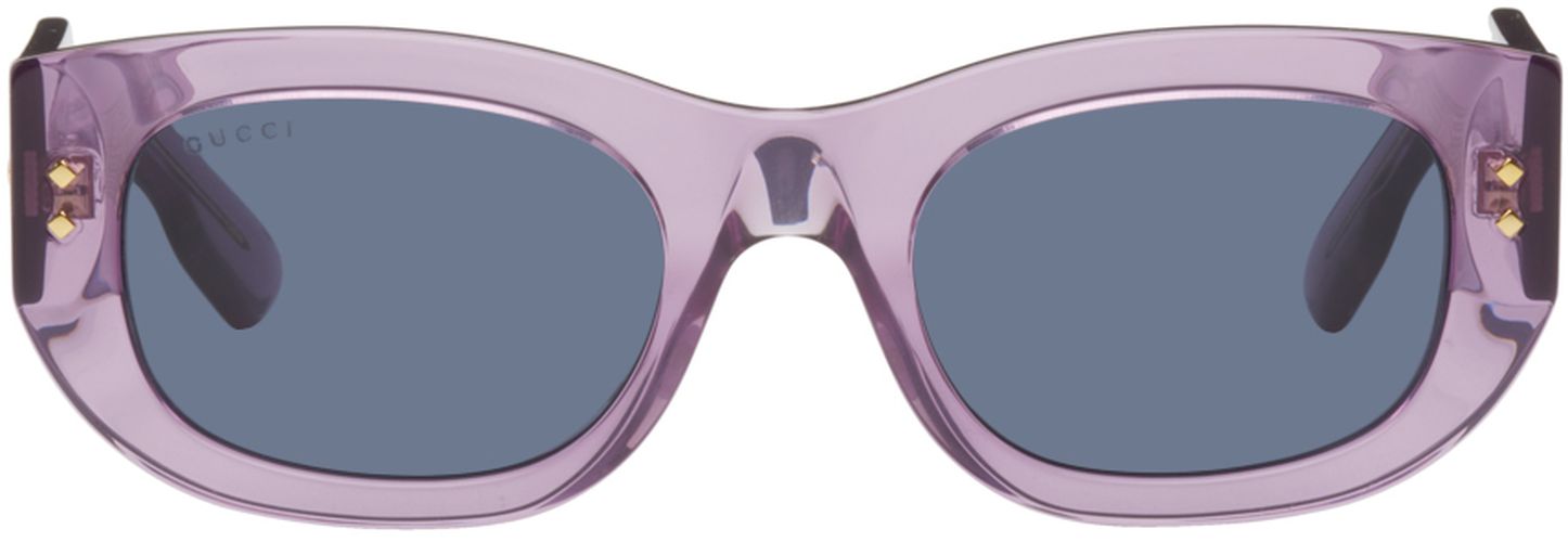 Gucci Purple Cat-Eye Sunglasses - Gucci - Modalova