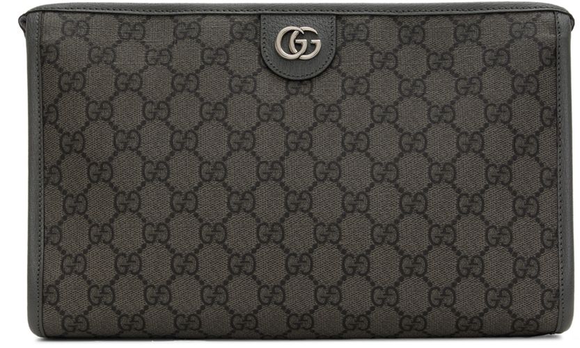Gucci Gray Ophidia GG Toiletry Case - Gucci - Modalova
